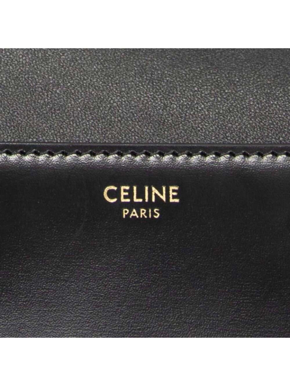 Celine Claude Chain Black Smooth Calfskin Messenger - Picture 10 of 10